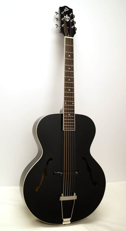 The Loar LH-300-BK Archtop Acoustic Guitar - Black | Reverb