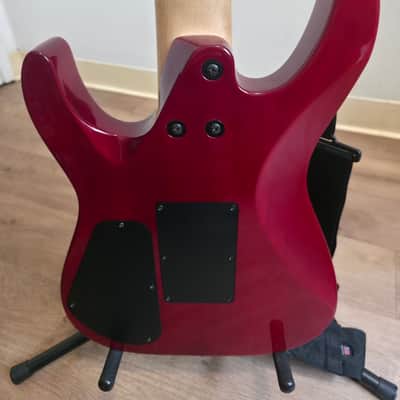 Jackson DK7Q Pro Dinky Transparent Red 2014 EMGs image 9