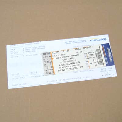 Tommy James Memorabilia Autograph Tickets Book Pics "Shondells" "Mony Mony" image 8