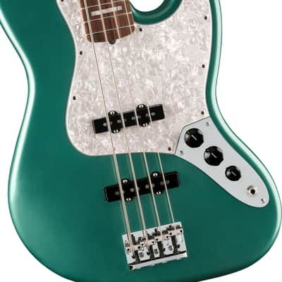 Fender Adam Clayton Jazz Bass Rosewood Fingerboard - Sherwood Green Metallic image 5