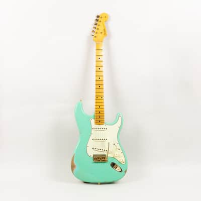 2021 Fender Custom Shop Ltd Ed 62 Stratocaster, Faded/Aged Sea Foam Green image 6