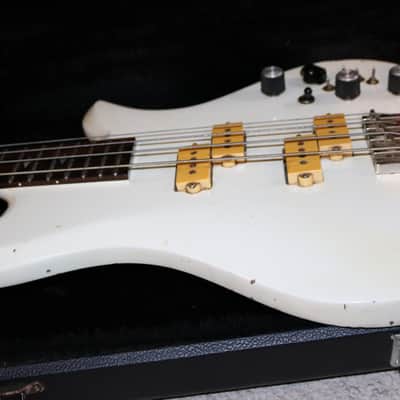 Vintage 1970s BC Rich Eagle Bass - Glitter Rock White image 16