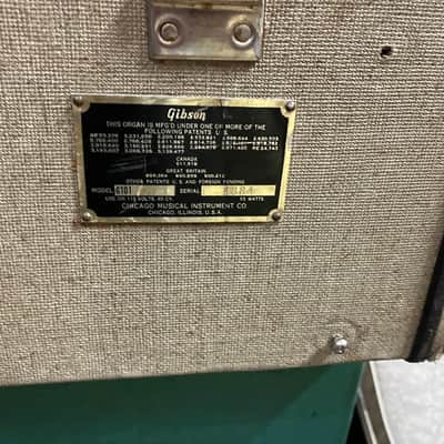 Vintage 1960's Gibson G101 Combo Organ image 3