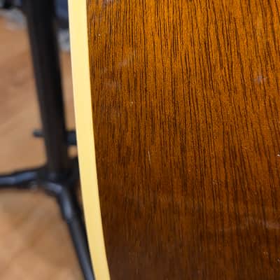 Vintage 1968 Epiphone FT-79 Texan Sunburst w/Original Adjustable Bridge - Over-sprayed Top Only, Changed Bridge & Neck Set image 14