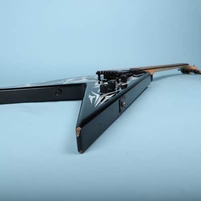 BC Rich Kerry King Signature KKV Tribal Flame Flying V Electric Guitar image 9