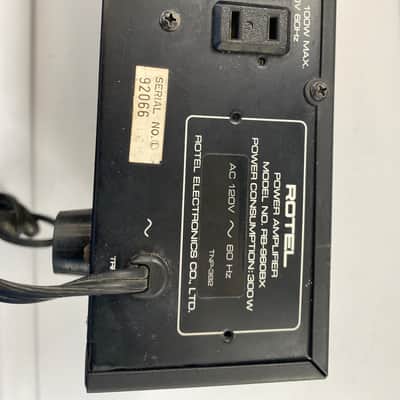 Rotel amplifier Rb 960bx 00 Black image 2