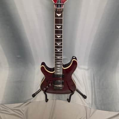 Schecter Omen Elite-6 FR Left-Handed 2021 - Present - Black Cherry Burst image 1