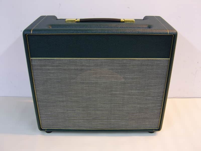 Marshall Plexi / Bluesbreaker / JTM / 18W style Green Tolex Headshell Amp Shell image 1