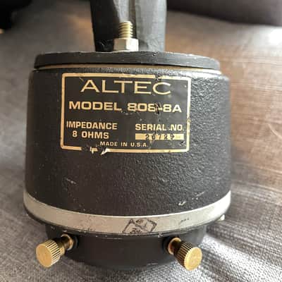 Altec Lansing 32A Horns and 808-8A Compression Drivers Mid 1960’s- Black image 5