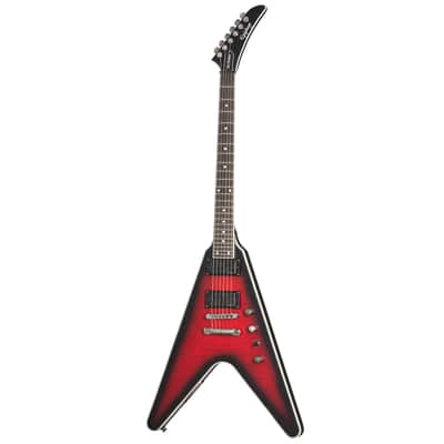 Epiphone Dave Mustaine Flying V Prophecy Electric w/Case - Aged Dark Red Burst image 13