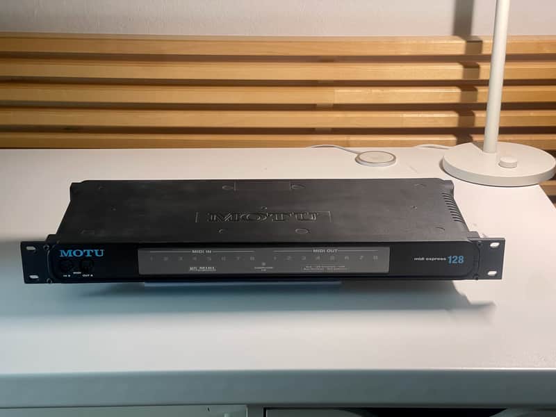 MOTU MIDI Express 128 USB MIDI Interface 2006 - Present - Black image 1