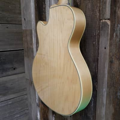 Cort BECK-6 Joe Beck Signature w/ Charlie Christian style Pickups early 2000's - Natural w/ Hard Case image 5