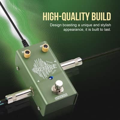 SHAEVLE Tremolo Effect Pedal for Guitar – All-Analog Circuit, True Bypass, Volume-Compensated Depth Control, Compact Stompbox TREMBLE (Tremolo) image 5