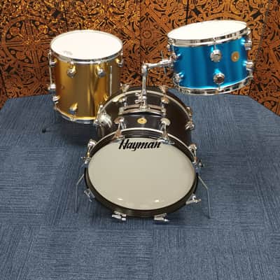Hayman Vibrasonic 1970s Jelly-Bean Bop Shell Pack – 18″, 14″ & 12″ image 3