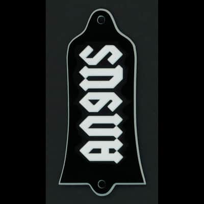 GUITAR TRUSS ROD COVER - Custom Engraved - Fits USA GIBSON - Angus Young AC/DC image 1