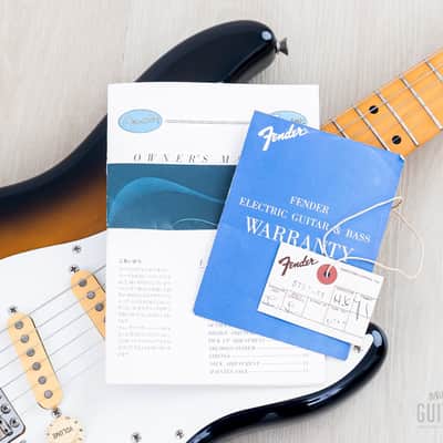 1986 Fender Stratocaster ‘57 Vintage Reissue ST57-55 Sunburst Near-Mint w/ Hangtags, Japan MIJ Fujigen image 24
