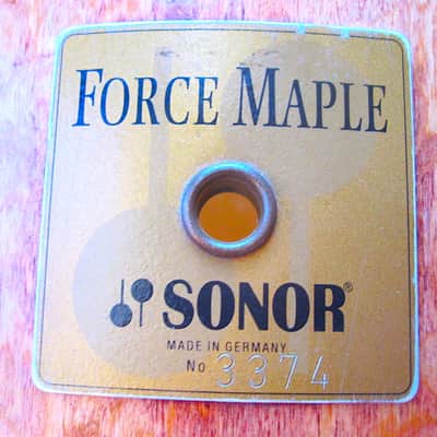 12" x 10" SONOR Force Maple Tom Drum - Vintage image 3