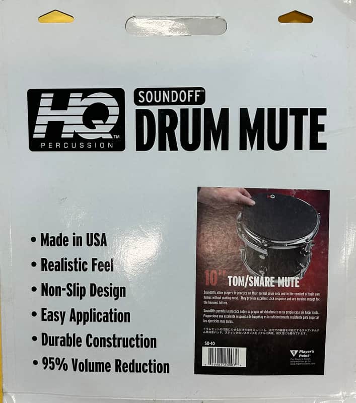 Evans HQ SoundOff SO-10 10" Tom/Snare Mute mid-2000s - Black image 1