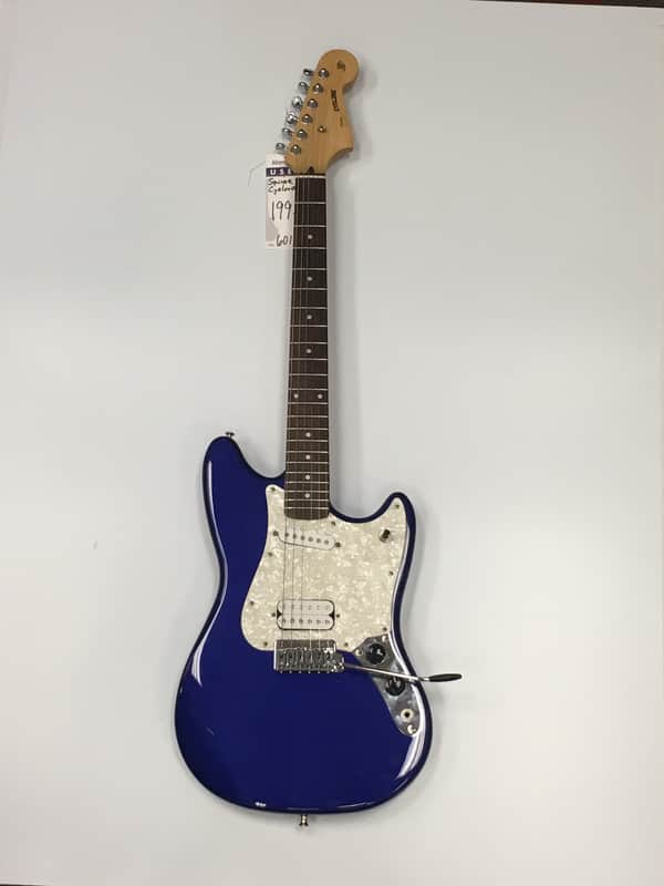 Squier Cyclone Electric Guitar 2003 Lake Placid Blue | Reverb