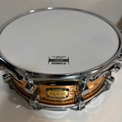 Yamaha Roy Haynes Signature 14x5.5" Hammered Copper Snare Drum image 7
