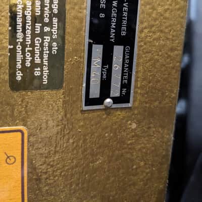 Klemt Echolette M40 Norbert BOECKMANN 60's - Gold image 12