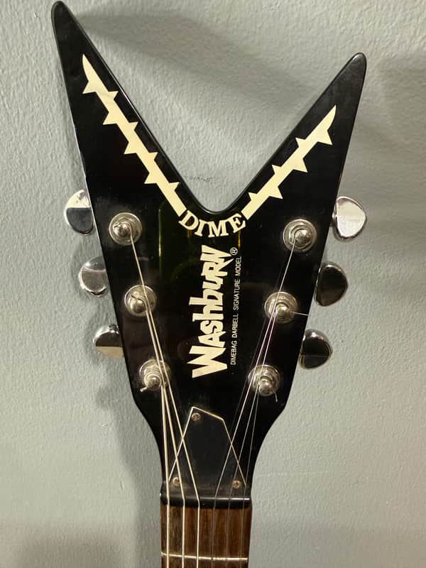 1998 Washburn Dime 332 - Blackjack misprint “Dimebag Darbell” image 1