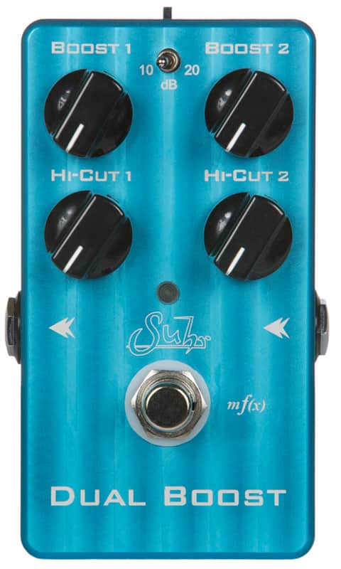 Suhr Dual Boost Pedal in Original Blue Enclosure image 1
