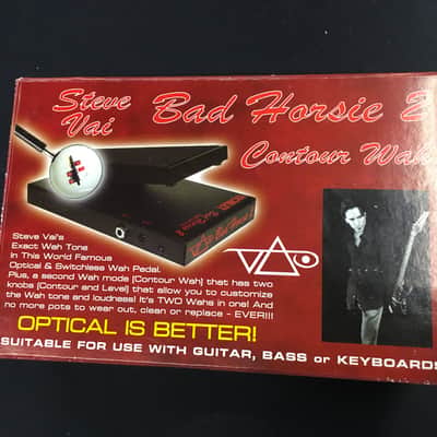 Morley VAI-2 Steve Vai Bad Horsie 2 Contour Wah 2000 - 2020 - Black image 5