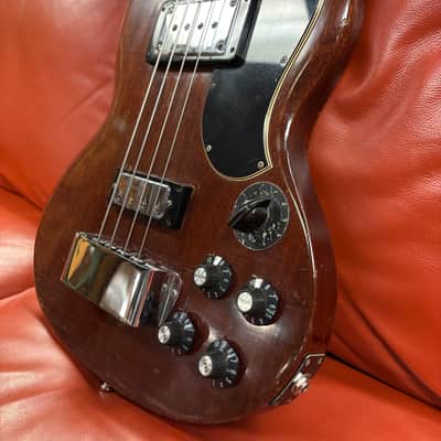 1971 Gibson EB-3 with Slotted Headstock Cherry image 7