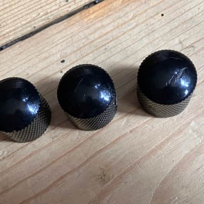 Rockson Bass II Bass Guitar Knobs x 3 1980s Taiwan Japan ? image 2