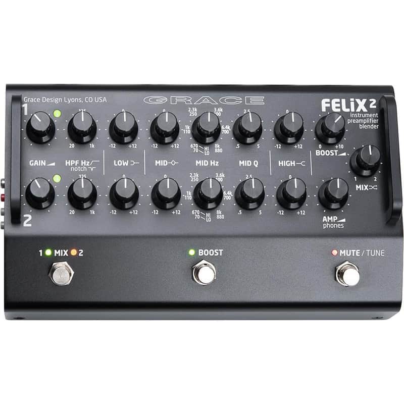Grace Design Felix 2 Acoustic Instrument Preamp (Black) image 1