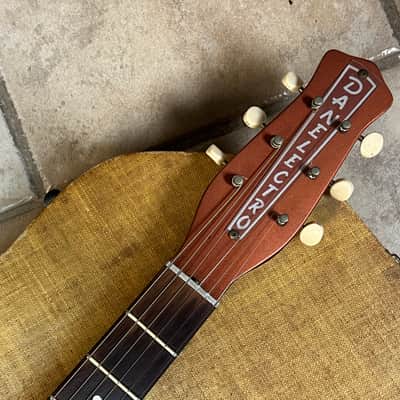 Vintage 1956 Danelectro U2 Electric Guitar Copper w original TWEED case image 9