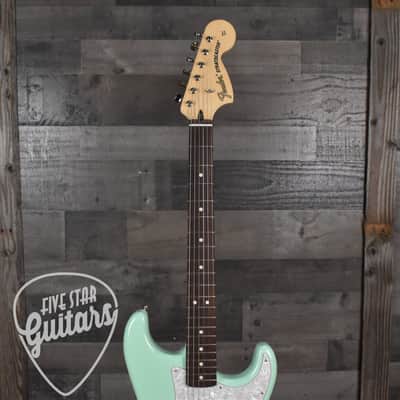 Mint Fender LTD Tom DeLonge Stratocaster - Surf Green with Deluxe Gig Bag image 3