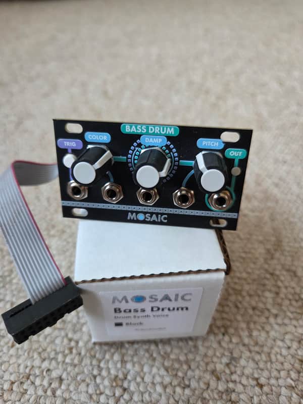 Mosaic Bass Drum 1U Eurorack Drum Module image 1