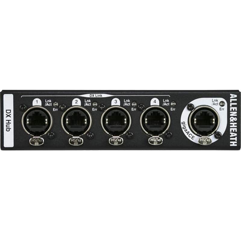 Allen & Heath AH-DX-HUB DX Link Expansion Hub for SQ Series with 4 DX Link Ports image 1