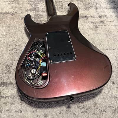 Charvel Model 6 HSS with Rosewood Fretboard 1986 - 1989 - Black Cherry image 10
