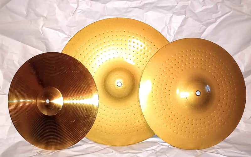 UNMARKED 3 CYMBAL STACK (VIDEO) - FREE SHIP TO C-USA! image 1