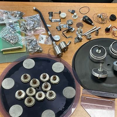 Telefunken PS 81 DD turntable  ( EMT ) lotto parts original image 10