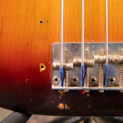 Fender Vintage 1958 Precision Bass - 3 Tone Sunburst with Original Hardshell Case - Used image 21