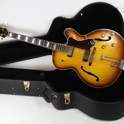 RARE 1966 Vintage Epiphone Broadway E252 Archtop Guitar Sitka Spruce/Maple/Brasilian Rosewood Mini-Humbuckers USA 1960s image 1