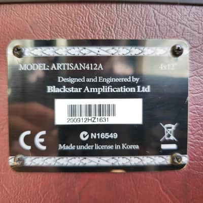 Blackstar Artisan 412A (Celestion Vintage 30) Oxblood Finish image 5