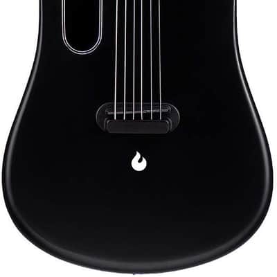 LAVA Music LAVA ME 2 Carbon Fiber Guitar, Black W/ built in effects/speaker  "Authorized Dealer" image 1