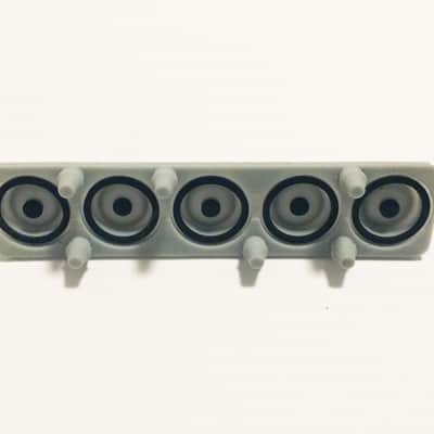 Rhodes Chroma Polaris, Kawai K1, K11, K4  5-Note Rubber Keyboard Contact Strip image 2