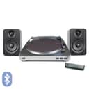 Audio-Technica: AT-LP60 Turntable + Kanto YU4 Speaker Package (TTL Setup) - Silver Turntable / White