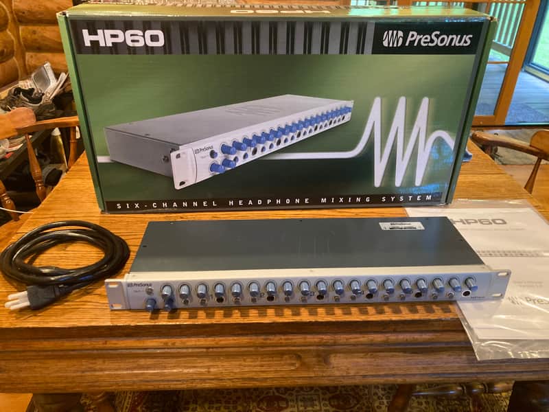 PreSonus HP60 6-Channel Headphone Amplifier 2008 - Present - Silver image 1