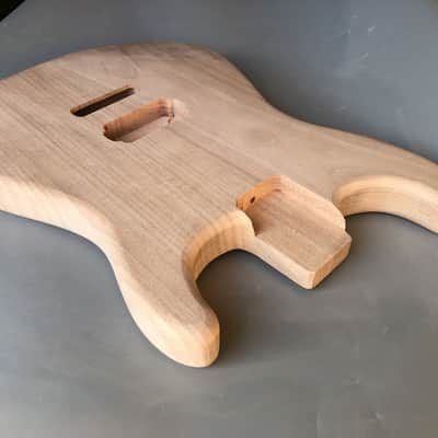 Guitar Body Mahogany Wood Unfinished Style Bolt On image 5