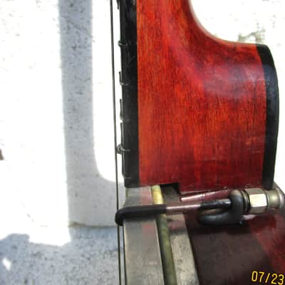 Vega Tenor Banjo, 1920's, Groton, Ct., 11" Head, Tone Ring, 18 Frets, Interesting image 12