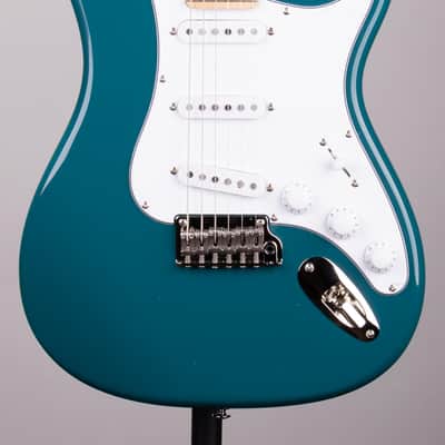 PRS SE Silver Sky Maple - Nylon Blue with Maple Fingerboard, Gig Bag image 1