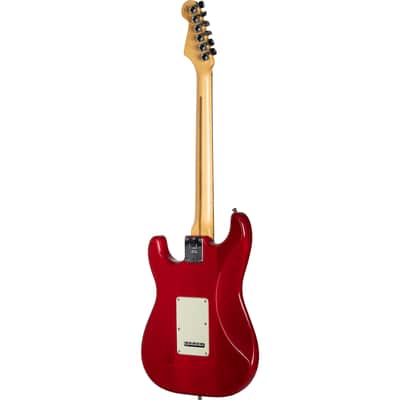 Fender American Deluxe Fat Stratocaster HSS - Crimson Red Transparent image 4