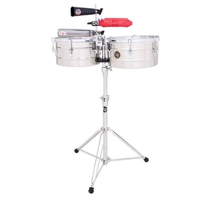 LP 12" & 13" Tito Puente Timbales - Stainless Steel image 1